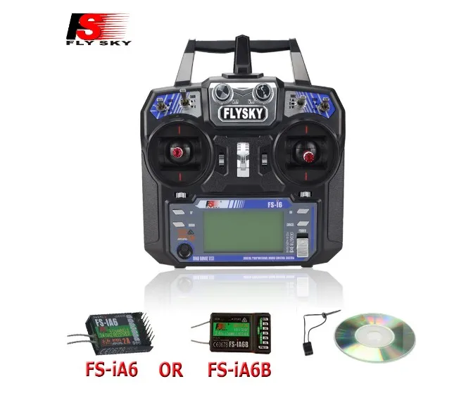 Flysky FS-i6 FS I6 2.4G 6ch RC Transmitter Controller FS-iA6 or FS-iA6B Receiver For RC Helicopter Plane Quadcopter Glider drone