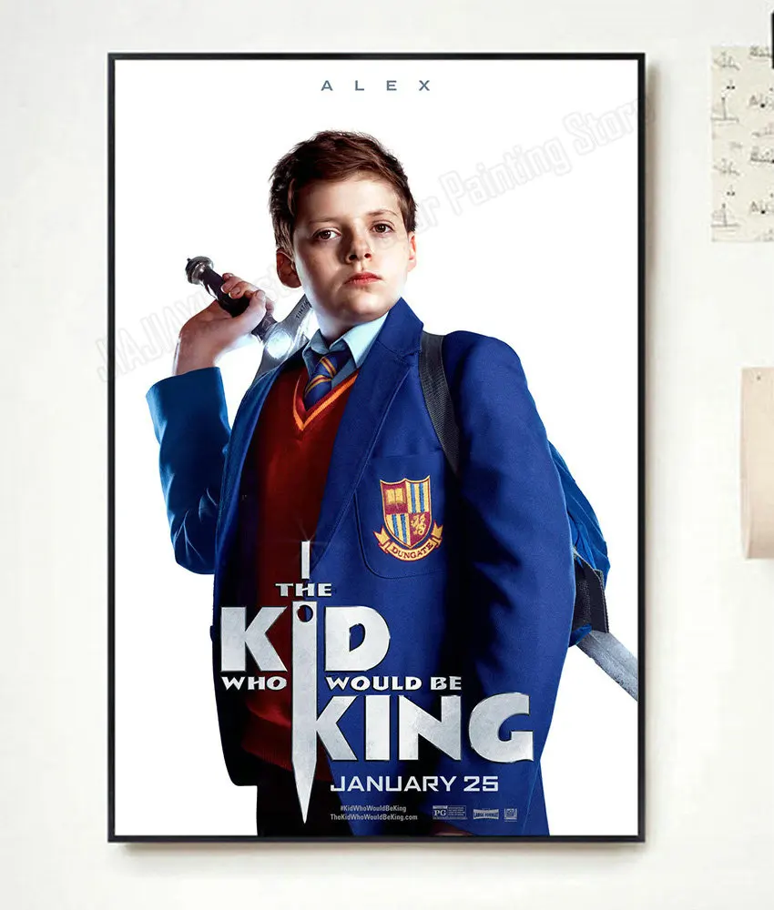 

NP197 Home Decor Poster Silk Art The Kid Who Would Be King Movie 4-Wall Sticker Decoration Christmas Gift Classic Fashion