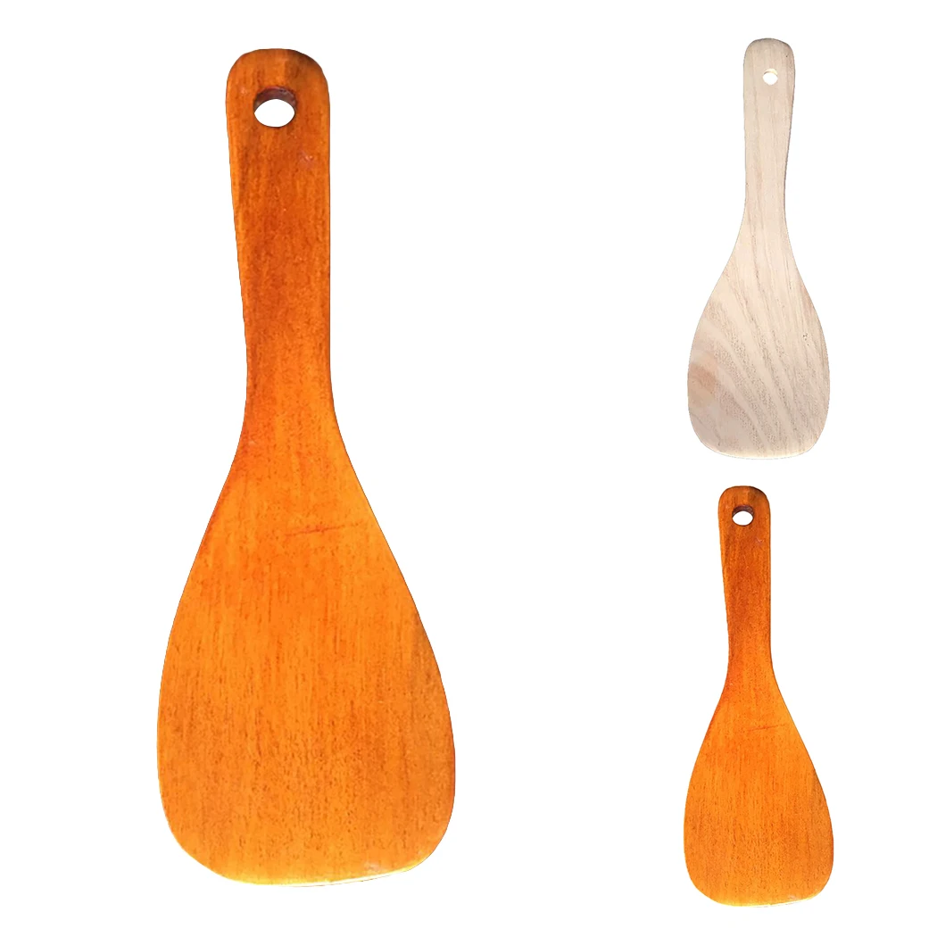 1pc Cooking Spatula Non Stick Kitchenware Wooden Cooking Utensil Heat Resistant Kitchen Supplies Tools Kitchen Gadgets