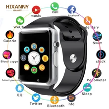 Smart Watch A1 Bluetooth Wrist Watch Sport Pedometer With SIM Camera SmartWatch Waterproof For Android IOS warden electronic men smart watch led sport life waterproof pedometer smartwatch bluetooth digital watch for android ios phone