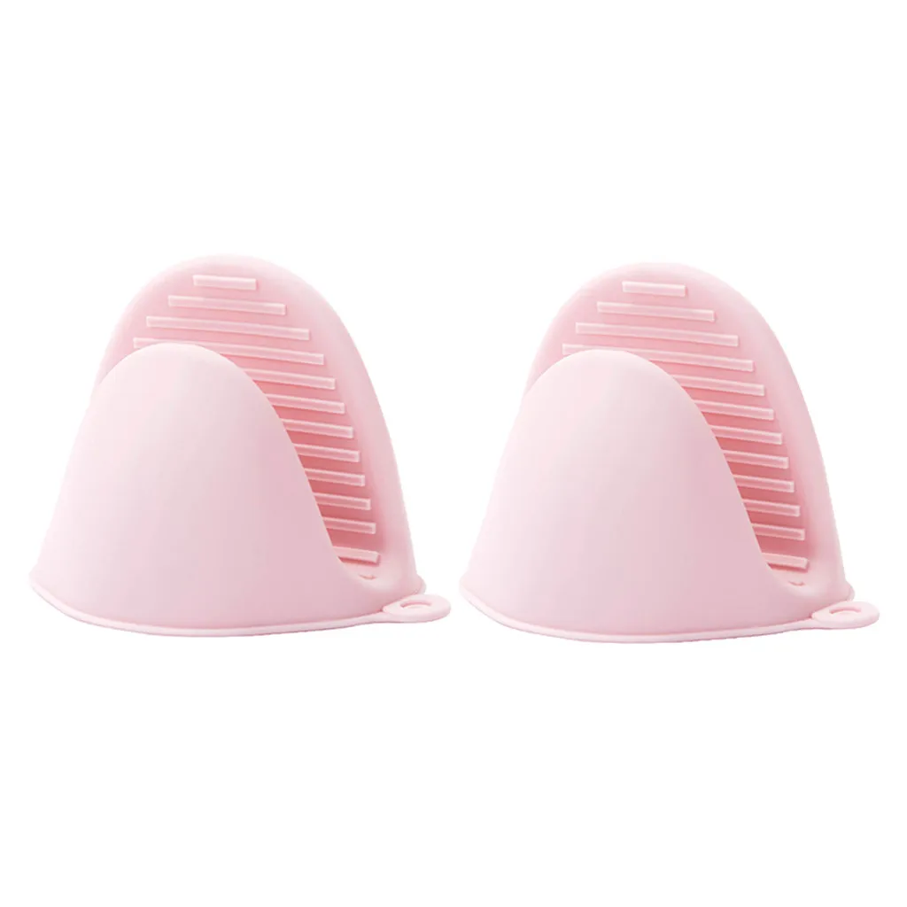 Pink Кухонный помощник теплоизоляционные перчатки силиконовый ручной зажим инструменты для выпечки#31 июля - Цвет: Pink