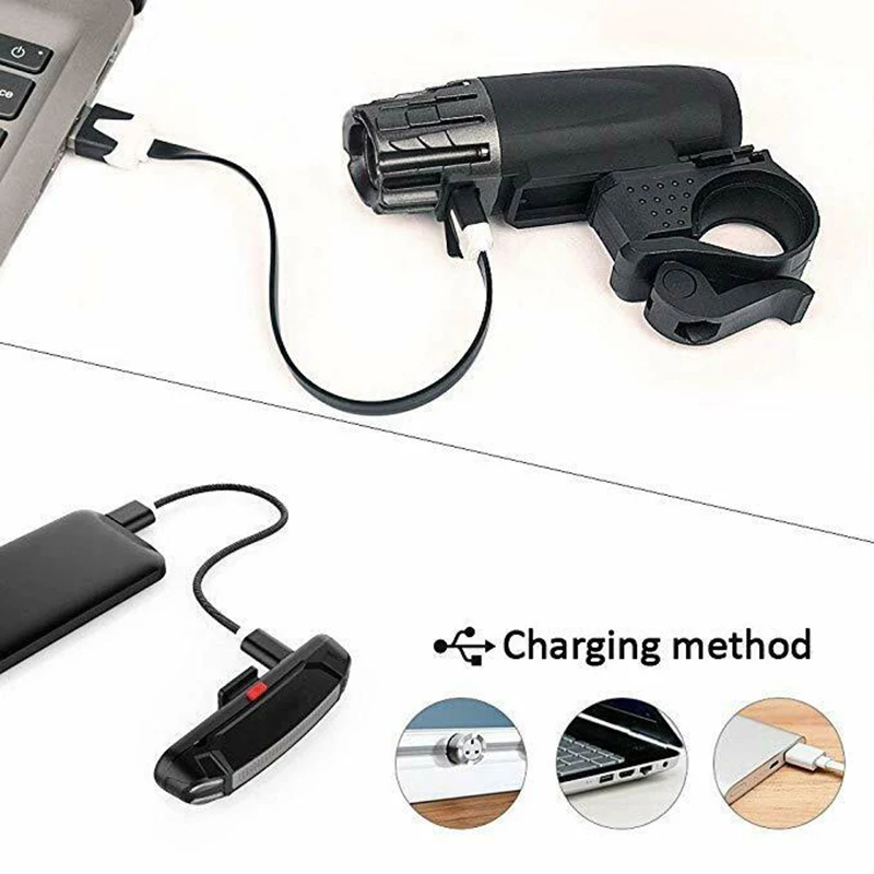 Светодиодный комплект велосипедных фар usb зарядка велосипед задний фонарь Передняя и задняя фара