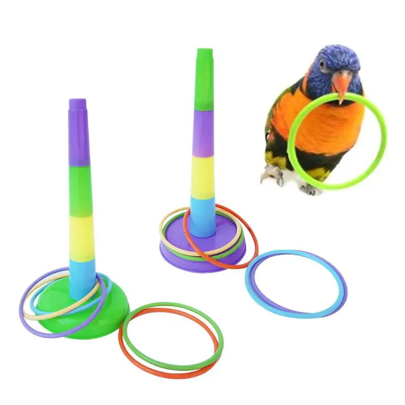 

Parrot Birds Educational Interactive Toy Random Tip Parrots Training Puzzle Toys