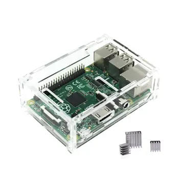 

Raspberry Pi Raspberry Pi 3 Generation Acrylic Transparent Shell Chassis Assembly Box With Heat Sink
