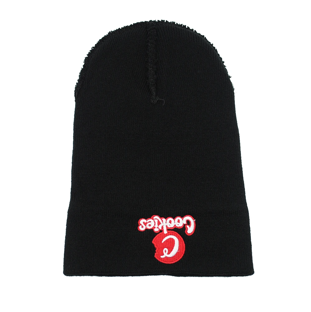 Embroidery Knitted Beanies Hats Men Women Solid Winter Warm Ski Hats Skullies Soft Elastic Sport Cap Swanowing