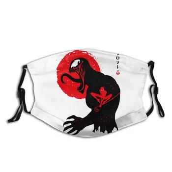 

Spiderman Venom Non-Disposable Face Mask Anti Bacterial Dustproof Mask With Filters Protection Cover Respirator Mouth Muffle