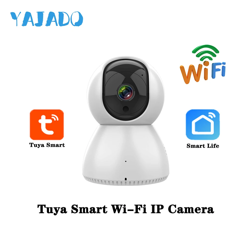 YAJADO Tuya Wi Fi домашняя камера детский монитор Интерком 720P & 1080P HD IP вращение функция