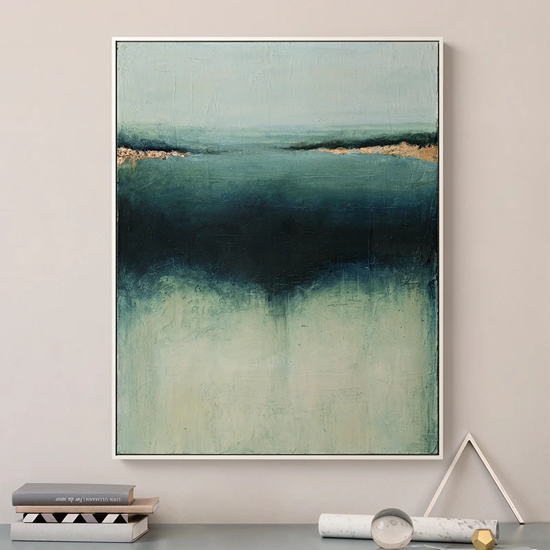 

Morandi Color Celadon акриловые абстрактные картины на холсте большие стены искусства Модер минималистский декор для гостиной домашний декор