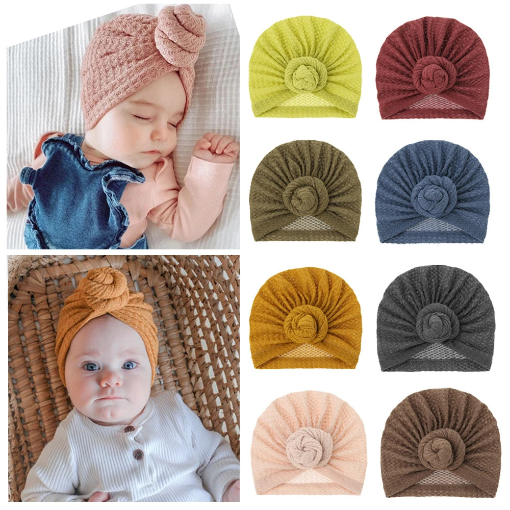 Gorro de al Crochet bebé, turbante suave, gorra para recién gorros de y gorras| - AliExpress