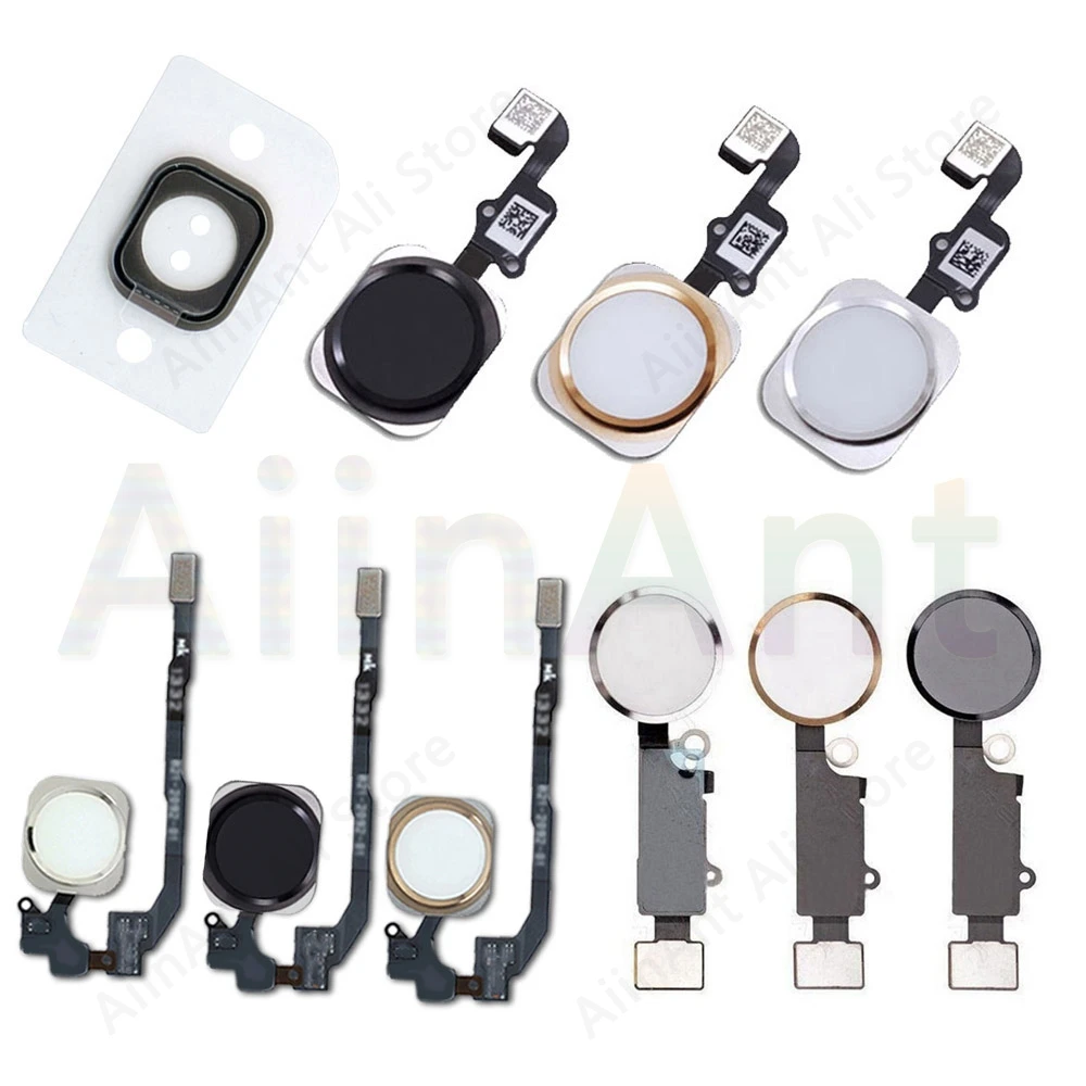 Home-Button Flex For iPhone 6 6s 7 8 Plus 5s SE Return Back Home Button With Flex Cable Rubber Sticker No Touch ID Fingerprint Home-Button Flex For iPhone 6 6s 7 8 Plus 5s SE Return Back Home Button With Flex Cable Rubber Sticker No Touch ID Fingerprint