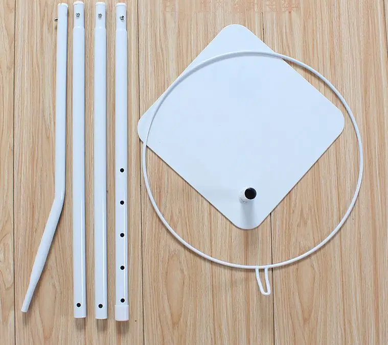 

Baby Cot Mosquito Net Iron Stand Holder For Netting Canopy Removable Cirb Support Tent Universal Mosquito Net Holder