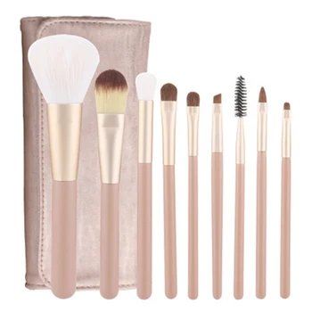 

10pcs brown/black makeup brush makeup tools eye shadow brush foundation brush blush and professional makeup brush makeup tools