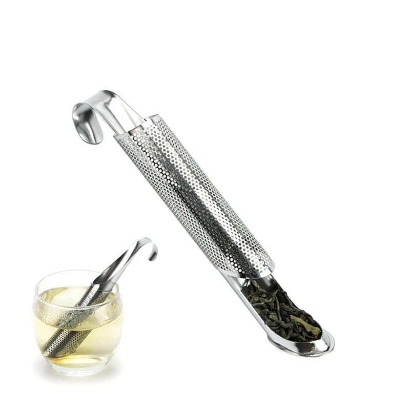 

Stainless Steel Tea Infuser Creative Pipe Design Metal Tea Strainer for Mug Fancy Filter for Puer Tea Herb Tea Tools Accessories