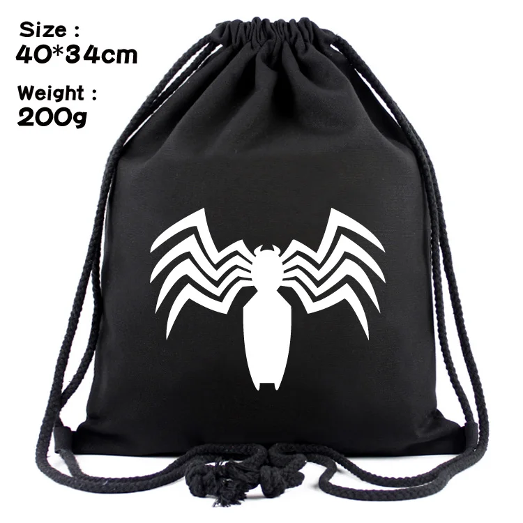05 Рюкзак супергероя Дэдпул Бэтмен Капитан Америка холст шнурок Wonder Woman Venom косметичка Stringbag Пляжная Сумка Обувь Сумка - Цвет: 05