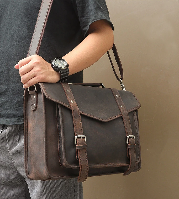 Мужская сумка для ноутбука из натуральной кожи 1" 15", деловая сумка из натуральной кожи, сумка для работы, портфель из коровьей кожи, сумка-мессенджер