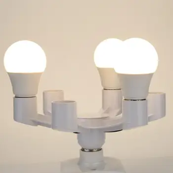 

Adjustable E27 to E27 Lamp Holder with Sufficient Durability and Ruggedness LED Light Base Conversion Socket Bulb Adapter