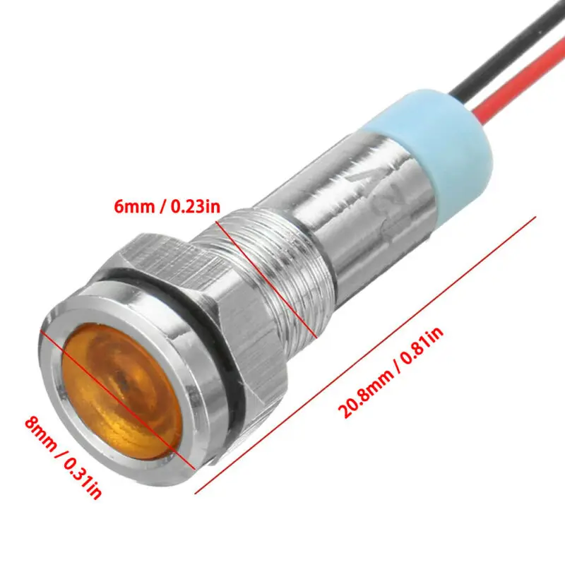 Водонепроницаемая светодиодная панель для приборной панели 6 мм|Декоративная