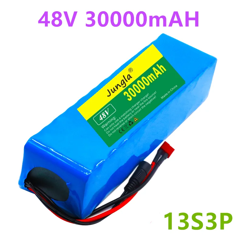 Аккумуляторная батарея 100% 48 В 30 Ач 1000 Вт 13S3P 18650 MH1 54 6 в аккумулятор для
