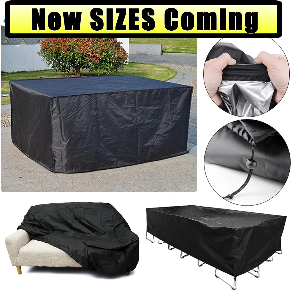 190t / 210d Oxford Waterproof Furniture Cover For Rattan Table Cube Chair  Sofa Dustproof Rain Garden Patio Protective Cover - All-purpose Covers -  AliExpress