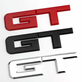 

10pcsxMetal GT Vehicle Stickers Logo Emblem Badge Nameplate