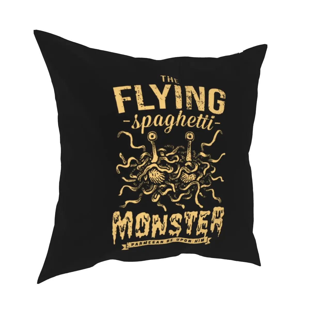 The Flying Spaghetti Monster Federa Flying Spaghetti Monsterismo Pacarianismo Fodera Per Cuscino Decor Federa Per Letto 18'