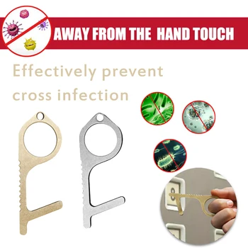 

No Touch Open Door Portable Anti Elevator Button Drawer Key Door Opener Assistant safety Contactless Tool Contact prevention