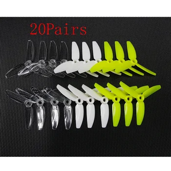 

20Pairs Kingkong 3140 3-Blade Prop 3-Inch CW CCW Propeller 1406 1306 1506 Motor 130 140 RC Parts for Racing Quadcopter Drone