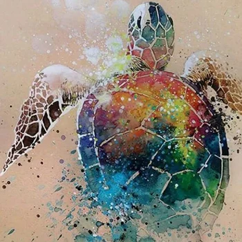 

Diamond Sea Turtle Full Round Diamond Painting Cross Stitch Sea Turtle Full Round Diamond Embroidery Sea Turtle