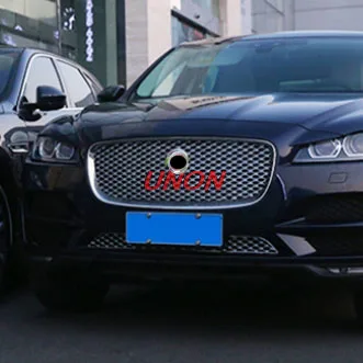 Front Grille Upper Mesh Grill For Jaguar XJ 2010 2011 2012 2013 Chrome Automobile Car Parts Accessories