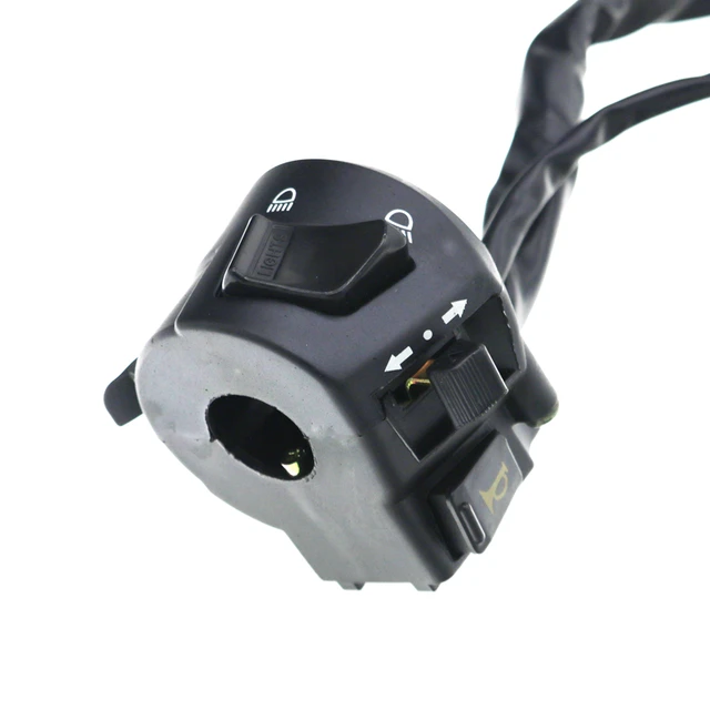 Interruptor De Controlador De Luz LED Para Manillar De Motocicleta, Bocina Para Señal De Giro