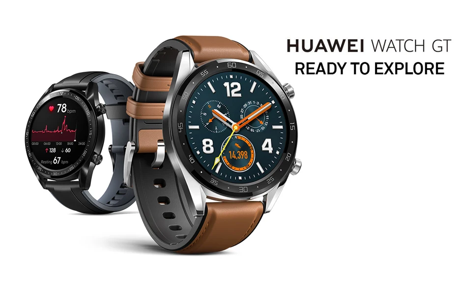 Оригинальные Смарт-часы HUAWEI GT Active Edition, спортивные часы 1,3" AMOLED с цветным экраном, поддержка gps, для плавания, бега