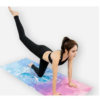 

New Yoga Mat Non-slip Female Sweat Absorption Beginner Folding Portable Yoga Blanket ZJ