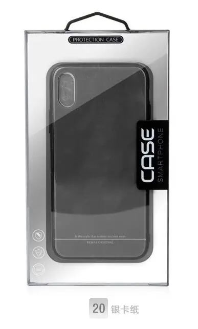cardboard 20 100 шт Новое поступление ПВХ упаковочная коробка с внутренним лотком для iPhone11 pro max 11 pro сотовый Чехол для телефона - Цвет: cardboard 20