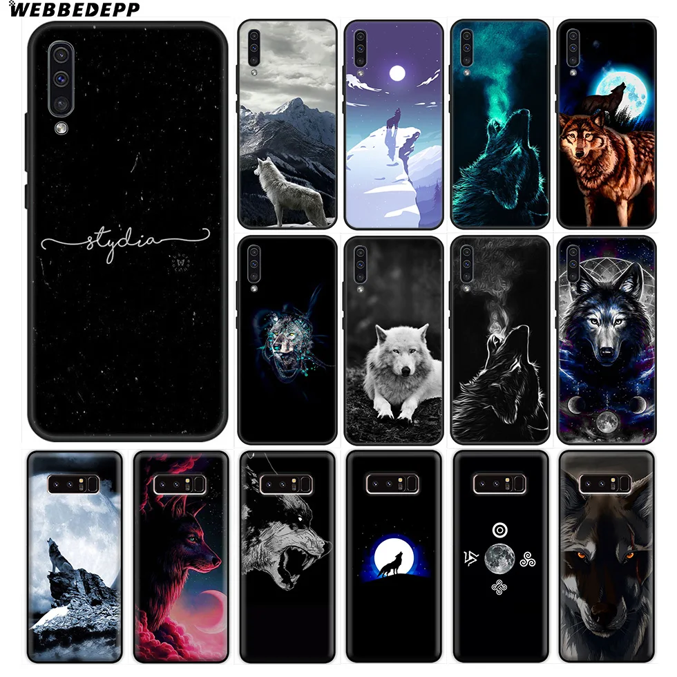 Волка на снежную погоду милый мягкий чехол для samsung Galaxy A70s A50s A40s A30s A20s A20E A10s Note 8 9 10