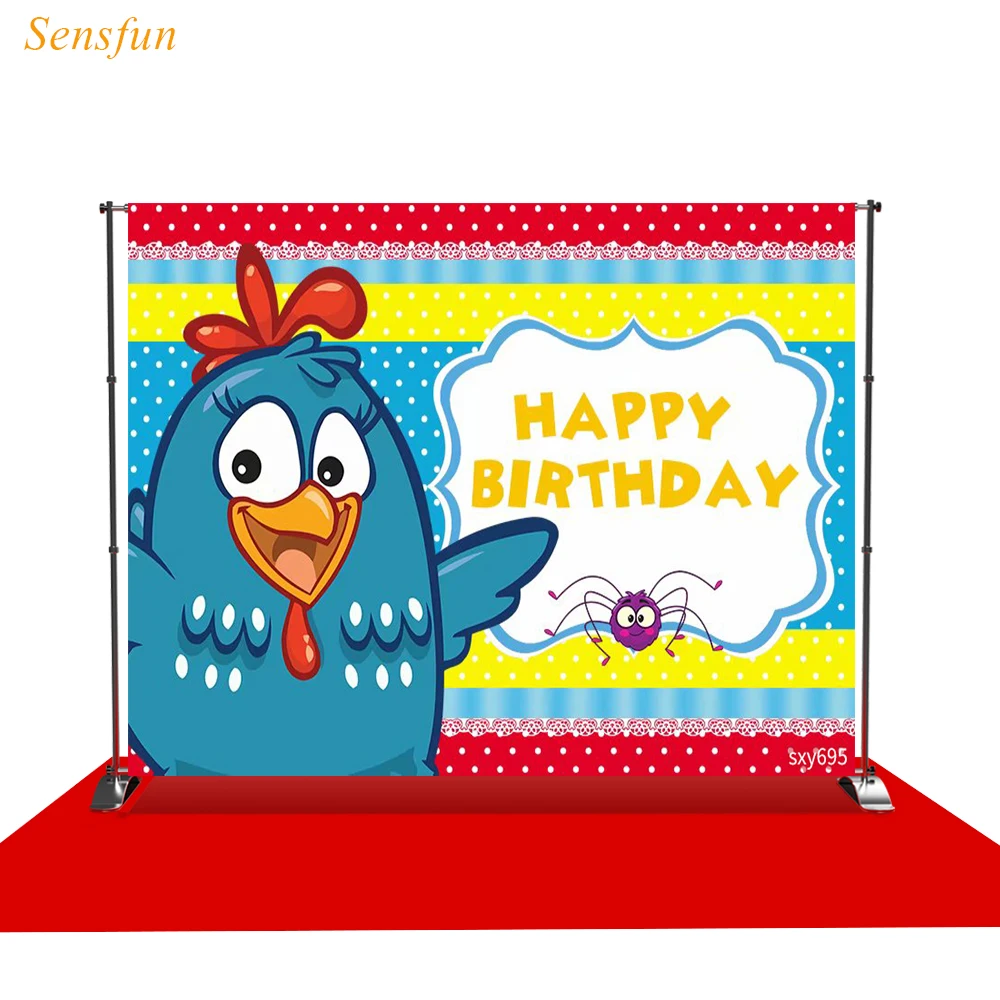 LEVOO новый фон для фотосъемки день рождения детский синий куриный кружевной