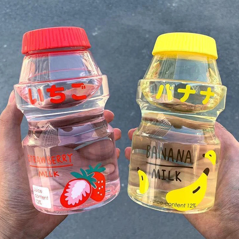 480 мл Творческий Фрукты Пластик бутылка для воды прикрепляющийся к Бутылки BPA