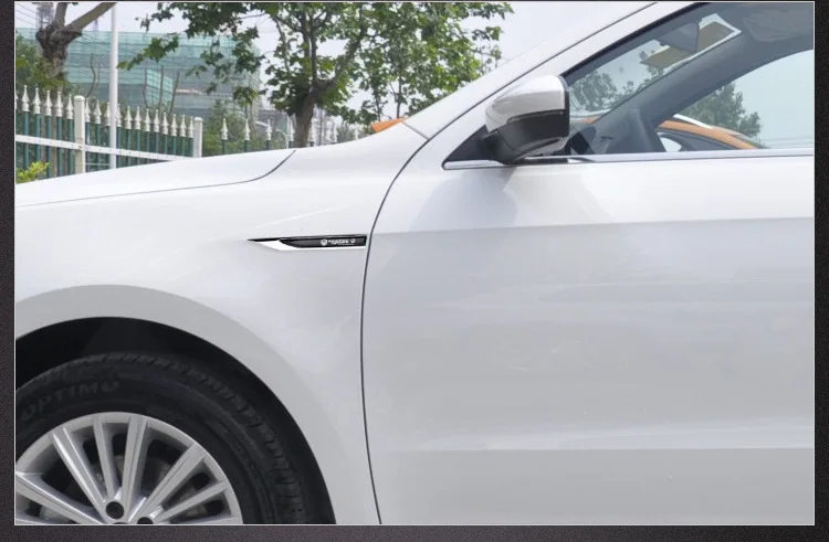 Подходит для Volkswagen New Jetta Lavida Ling Du Jetta Tiguan изменение украшения Лезвие лист наклейка для транспорта боковой Логотип R бампер St