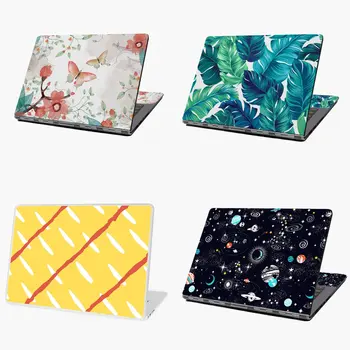 

Red Stripes and White Dots on Yellow Background laptop sticker skin for MacBook HP Acer Dell ASUS Lenovo