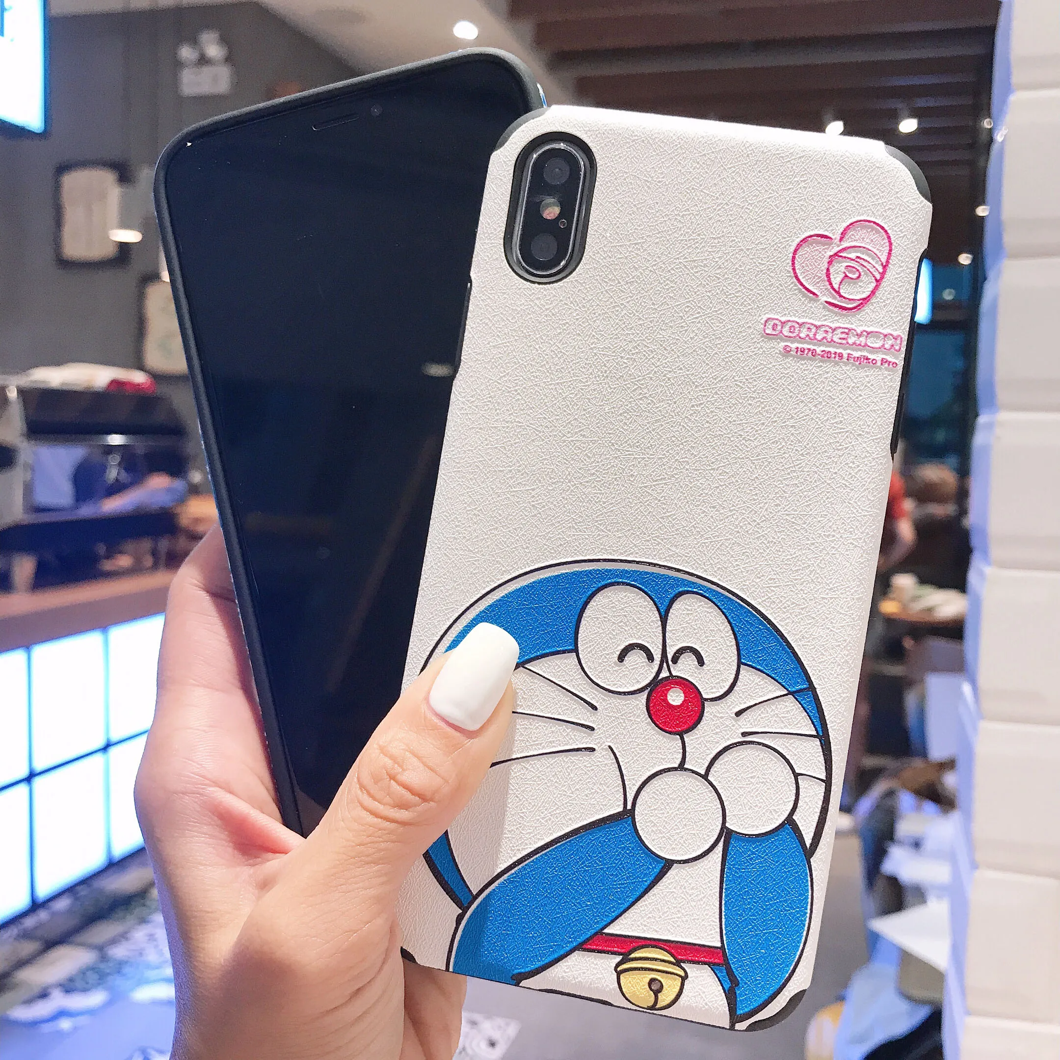 Abmos чехол для телефона подлинный Doraemon для iphone 7 8 6 6s plus чехол для iphone X Xs max Xr 11 Pro Max