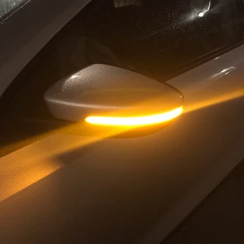 

XIANGXIXING LED Side Wing Dynamic Turn Signal Light for VW Passat CC B7 Beetle Scirocco Jetta MK6 Euro Rearview Mirror Indicator