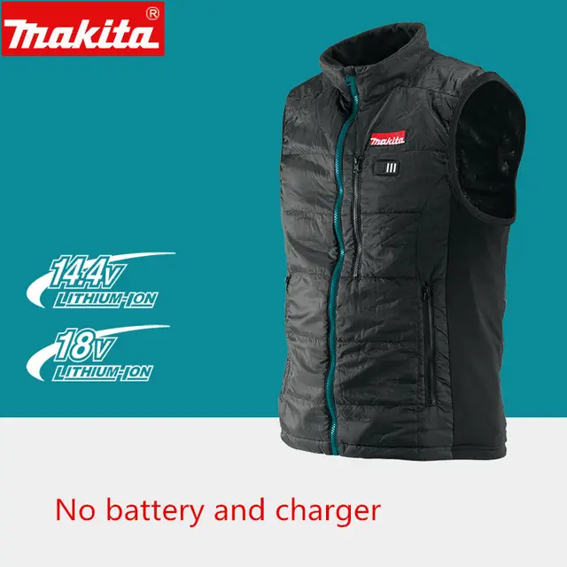 Federaal Verslijten periodieke Makita Dcv200zl Battery-thermo Vest 2 Heaters 3 Heat Settings Size L -  Electric Drill - AliExpress