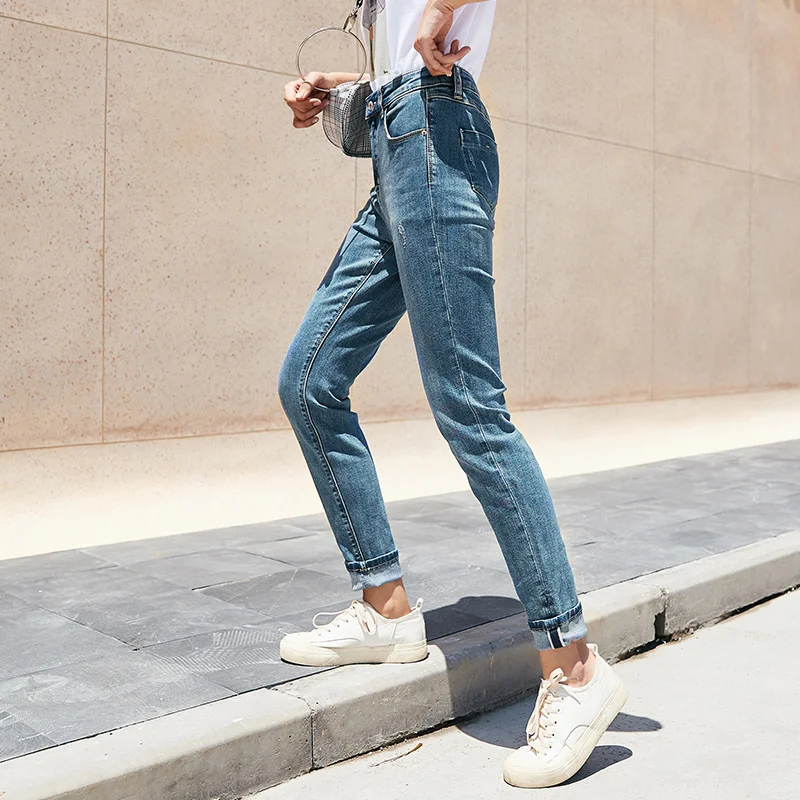 SEMIR Jeans women slim pencil pants 