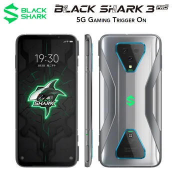 

CN Version Xiaomi Black Shark 3 Pro 5G Gaming Phone 7.1" 12GB RAM 256GB ROM Snapdragon 865 Android 10 Dual SIM Phone