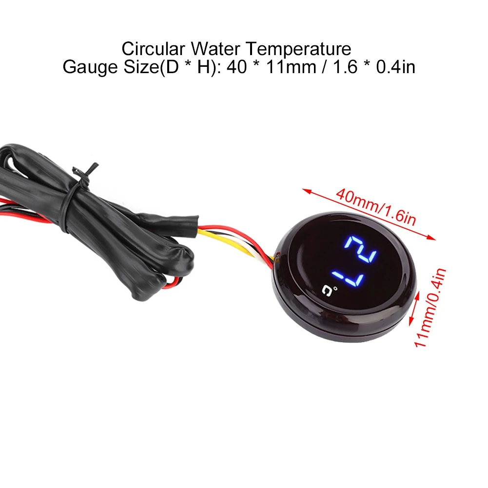 Универсальный мотоциклетный водонепроницаемый цифровой термометр измеритель температуры воды датчик подходит для Honda Kawasaki Yamaha Suzuki