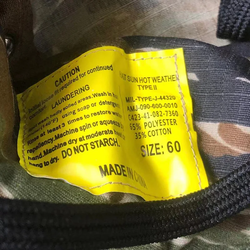 Outdoor Sports Round Brim Hat Tactical Jungle Tiger Spot A-TACS Desert Digital MCAD Camouflage Color Sunscreen