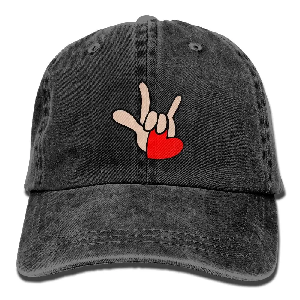 ASL I Love You знак Язык для взрослых унисекс в виде Бейсбол спорта на открытом воздухе