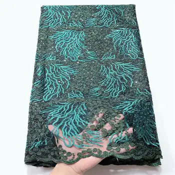 

Nigerian French Lace Fabrics 2020 African Tulle Lace Fabric High Quality African Lace Wedding Fabric For Dress