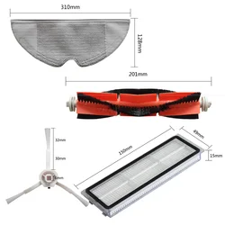 Rouleau latéral filtre HEPA, tissus de vadrouille pour aspirateur Robot Dreame D9 L10 Pro, brosse principale de nettoyage sec et humide pour Dreame L10 Pro 