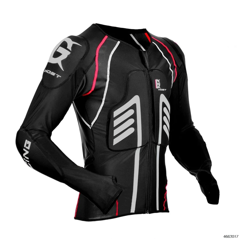 GHOST RACING rcycle Armor куртка Moto Racing gear эластичная броня для мотокросса для езды по бездорожью велосипедная одежда для защиты тела