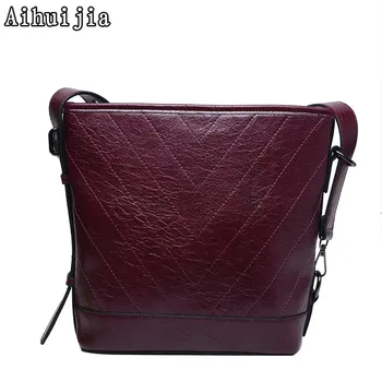 

2019 New Ladies Fashion Shoulder Bags High Quality Embroidered Leather Crossbody Designer Solid Color Luxury Travel Handbags